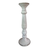 Large carved wood candlestick