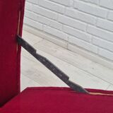1960s, Danish velour 2 seater drop arm sofa, velour, original condition.