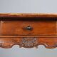 Antique writing desk in carved walnut, Italy, 19th century.