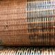 Set of three vintage rattan bottles