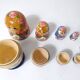 Vintage Russian Dolls Folk Art Matryoshka Complete