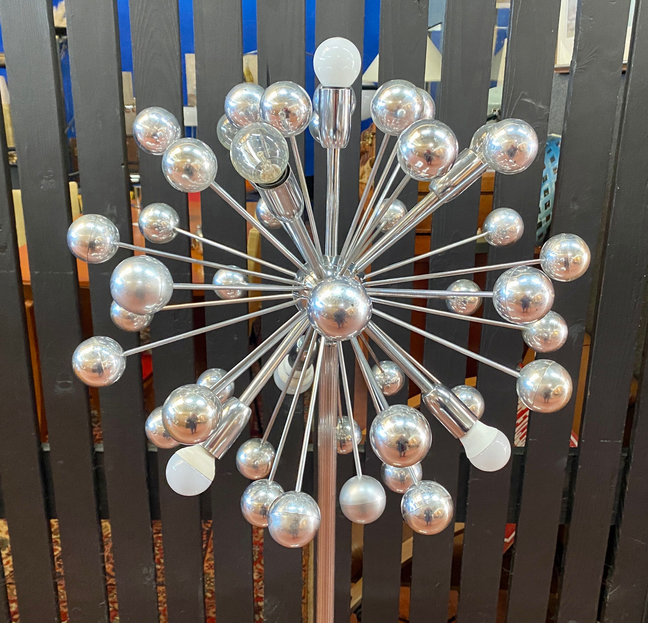 Lampadaire  spoutnik circa 70
