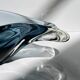 Italian Vide Poche Murano 1970s Grey Blue