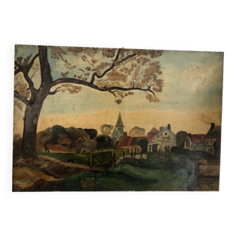 Oil on canvas