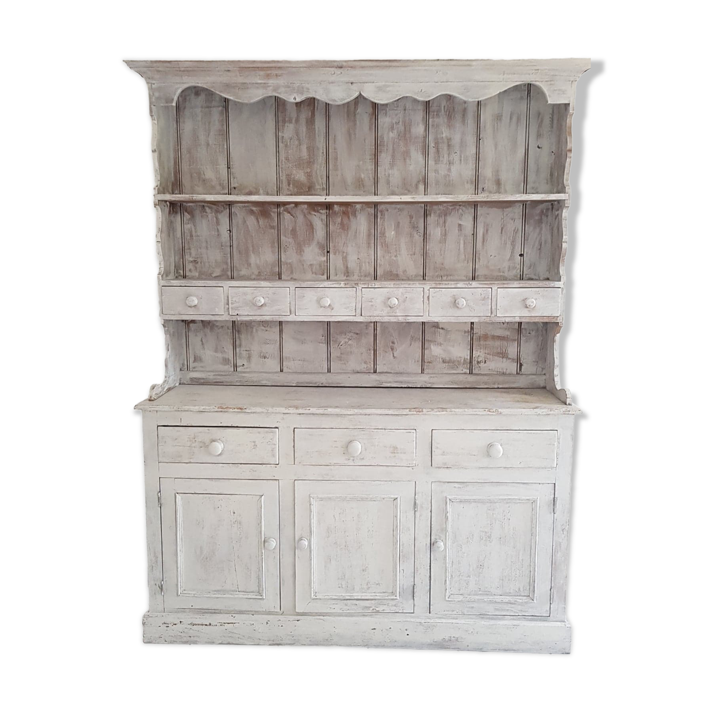 English solid pine vessel