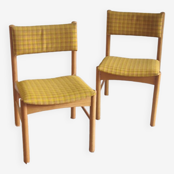 Chaises scandinave vintage - années 60/70