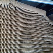 Chaises scoubidou et aluminium