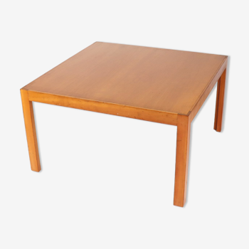 Danish square teak coffee table
