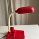 Lampe de bureau articulée rouge vintage Italy