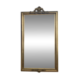 Golden Wall Mirror 57x33 Rococo Style, Louis XV in Wood and Stucco Vintage 50s
