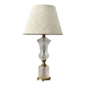lampe de table en verre