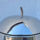 Silver apple ice scoop from the 1970s.