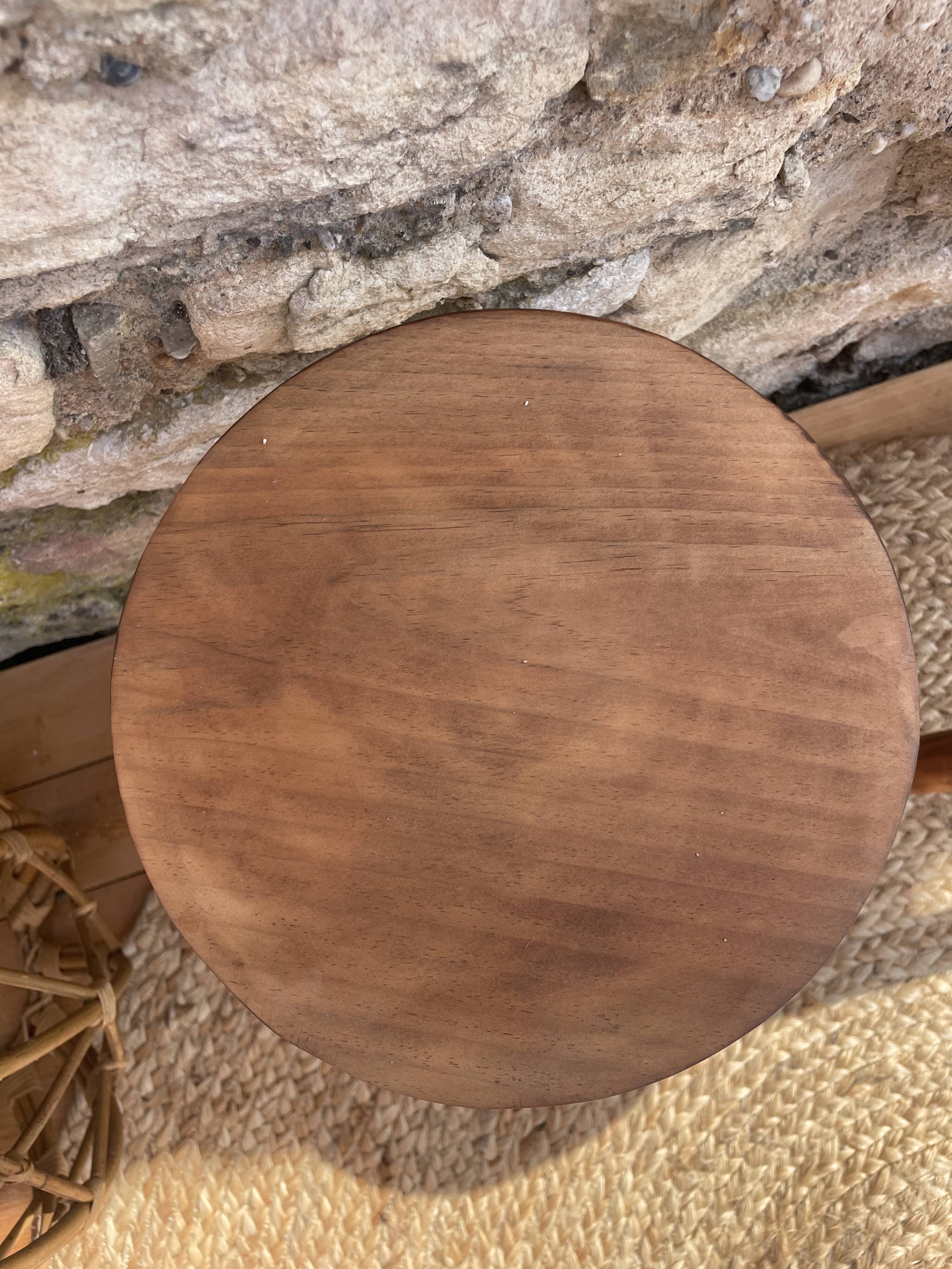 Duo of tripod stools