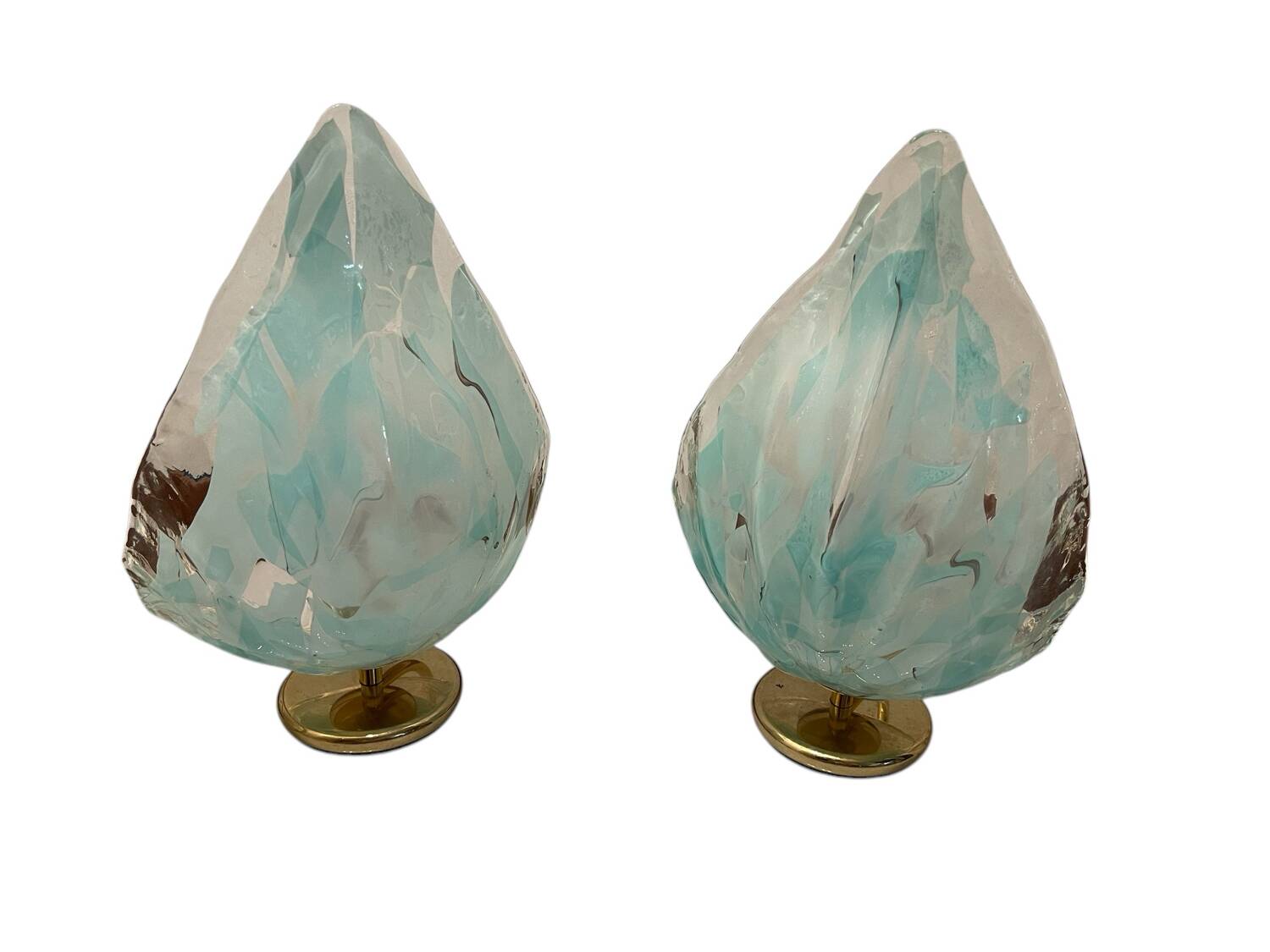 Murano Glass Table Lamps Set of 2 by La Murrina