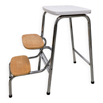 Escabeau marche pied vintage