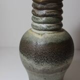 West germany blue green vintage carafe vase