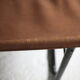 Paire de chauffeuses Kebe Danemark circa 1975 acier et toile "chocolat"