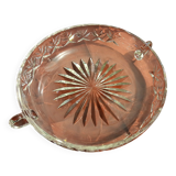 Signed Sèvres crystal dish
