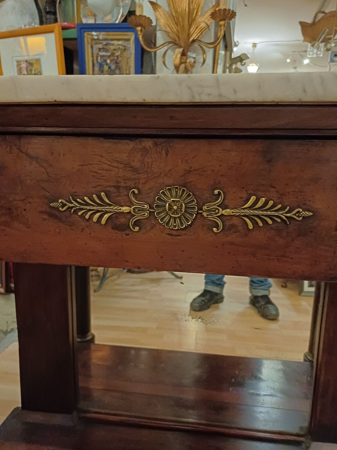 Empire period console, early 19th century