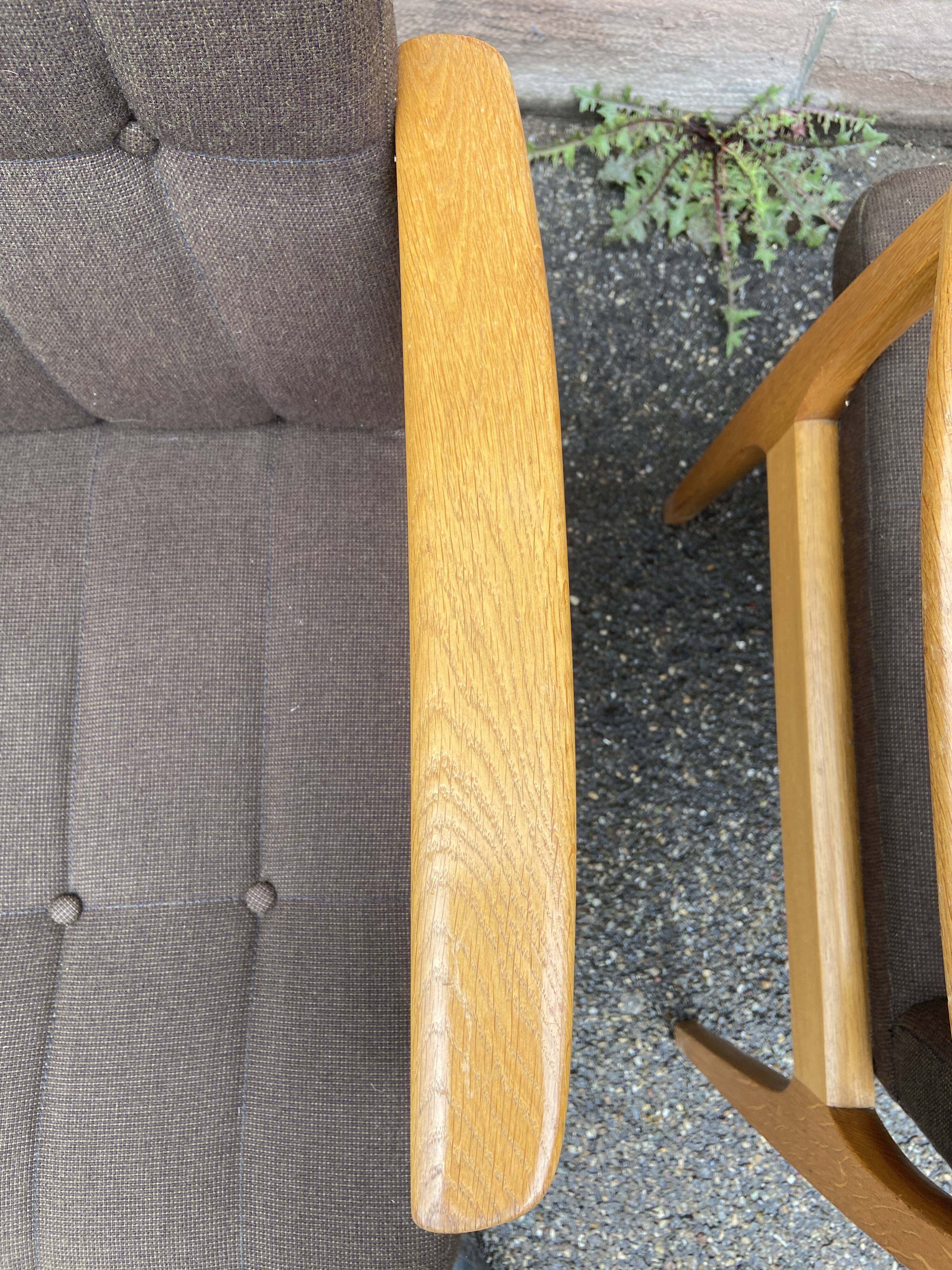 Pair of armchairs scandinavian lounge chairs 60s fröscher kg