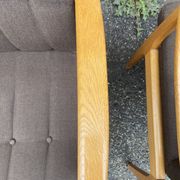 Pair of armchairs scandinavian lounge chairs 60s fröscher kg