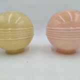 2 glass suspensions from Clichy