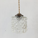 Vintage glass pendant lamp