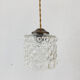 Suspension vintage en verre