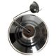 Black industrial lights, Set of two, Italy 1950s