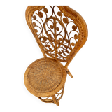 Rattan chair peacock inspiration Emmanuelle