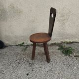 Brutalist tripod chair