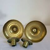 A pair of Gilt Bronze Candlesticks