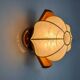 “COCOON” WALL LIGHT, RESIN AND PINE, ITALY, 1970