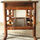 Old colonial style bamboo desk