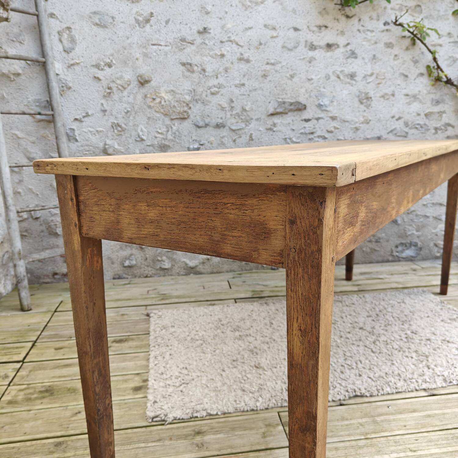 Oak farmhouse table