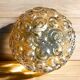 Glass flush mount ceiling or wall light by Helena Tynell