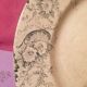 Pair of large round dishes Boulenger Choisy le Roi Derby Terre de fer