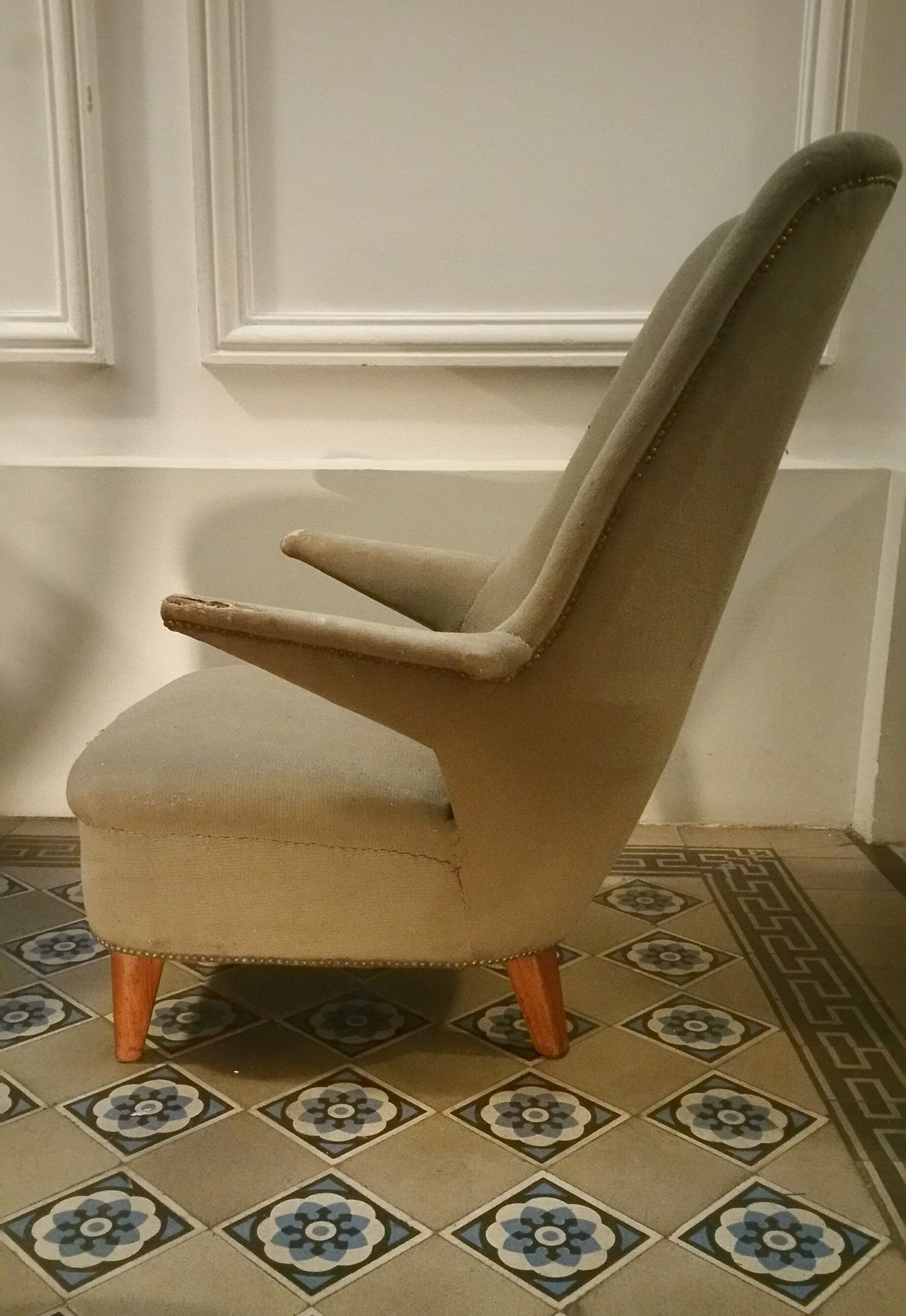 Armchair high danish 50/60s