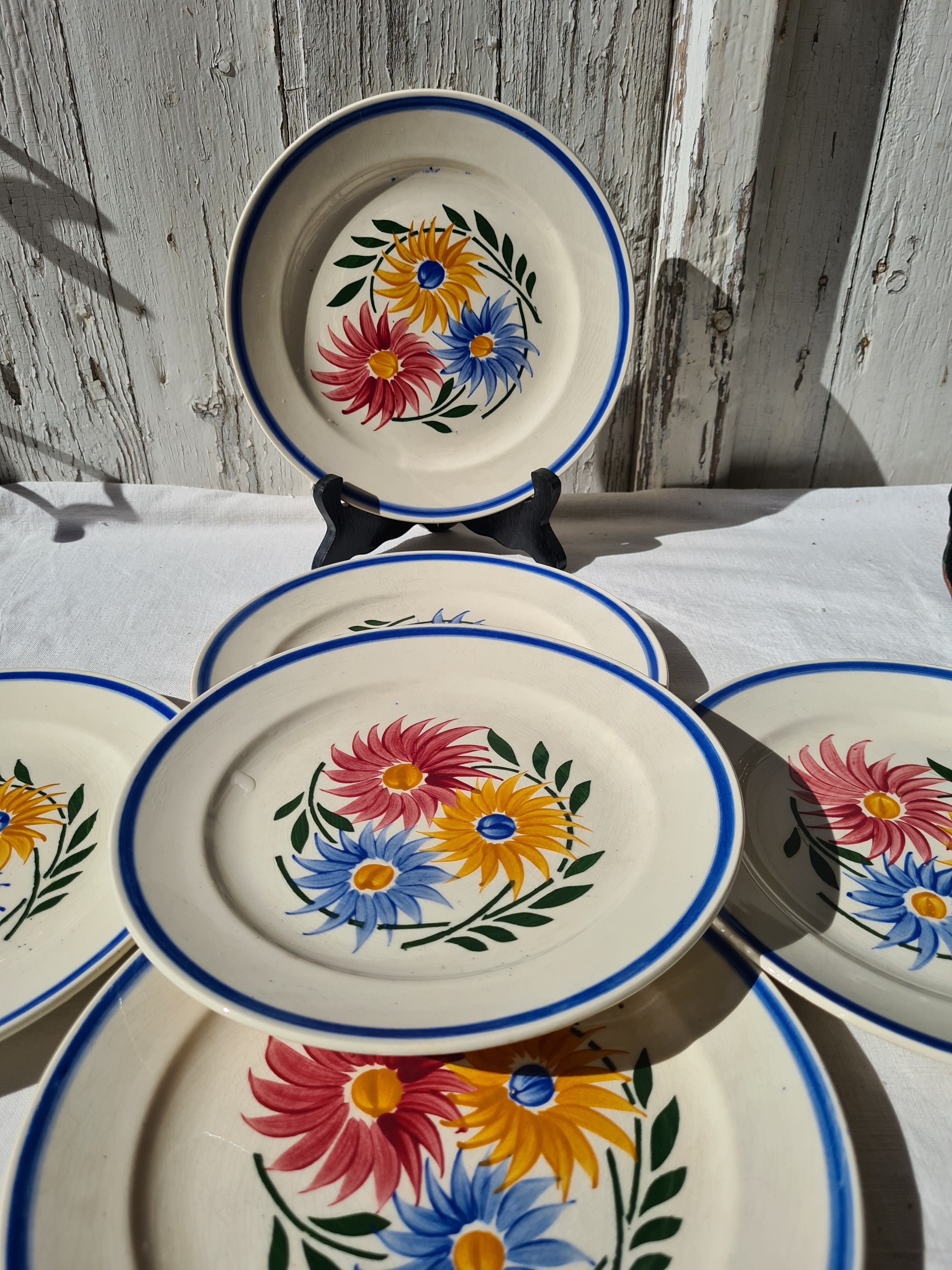 Serie dessert plates Sarreguemines