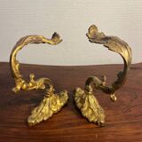 Bronze curtain tieback hook