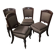 4 chaises acajou