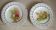 2 Assiettes décoratives à rebord ajourés