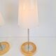 Vintage Basisk Table Lamp in Birch and Glass by Wiebke Braash for Ikea, 2000s, Set of 2