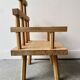 Chaise en bois primitive pour enfant