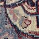 Iranian silk carpet handmade 76x131cm