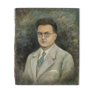 Portrait signé A. Stadler - 1946