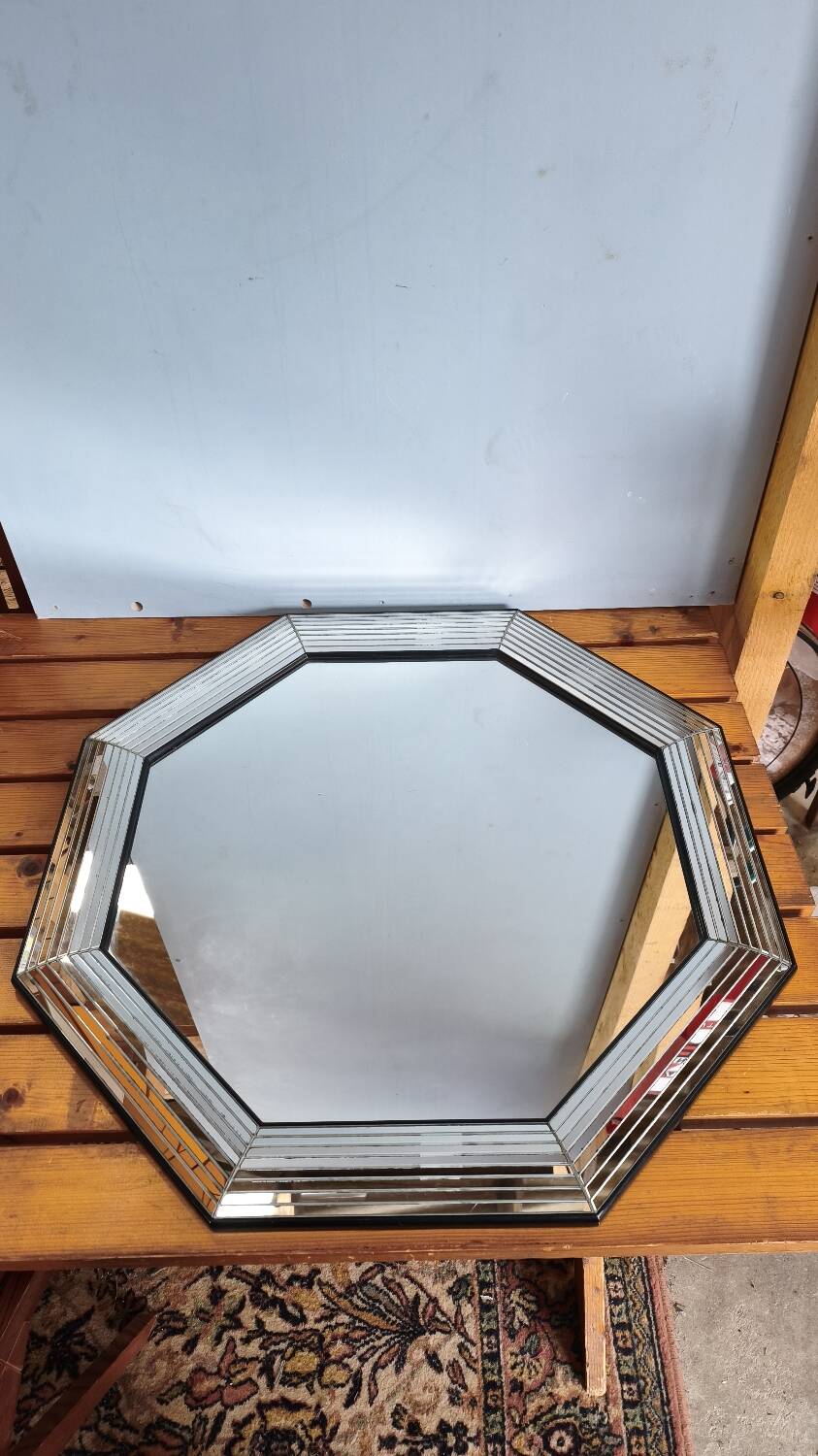 Octagonal Mirror Deknudt - Belgium 1980