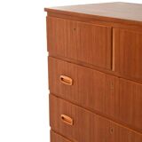 Scandinavian chest with double upper drawer
