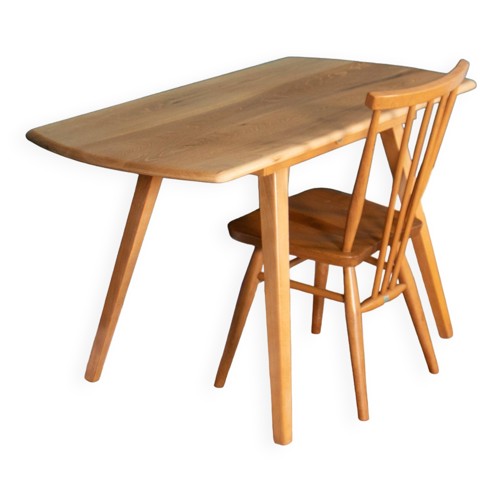 Bureau et chaise de table pour enfants Ercol Windsor sur mesure blonde