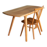 Bureau et chaise de table pour enfants Ercol Windsor sur mesure blonde